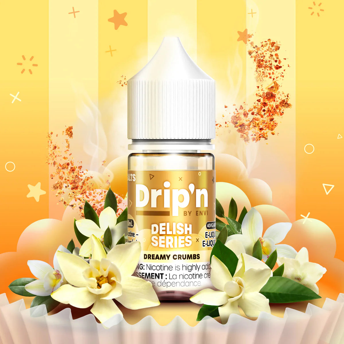 Drip'n Delish, Refresh, Fruity Series, & Frozen Series (by ENVI) Salt Nic