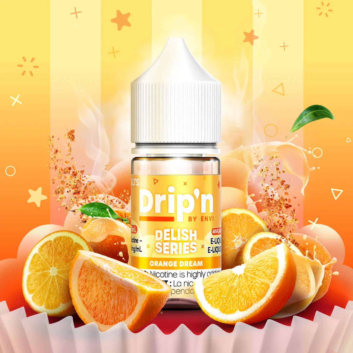 Drip'n Delish, Refresh, Fruity Series, & Frozen Series (by ENVI) Salt Nic