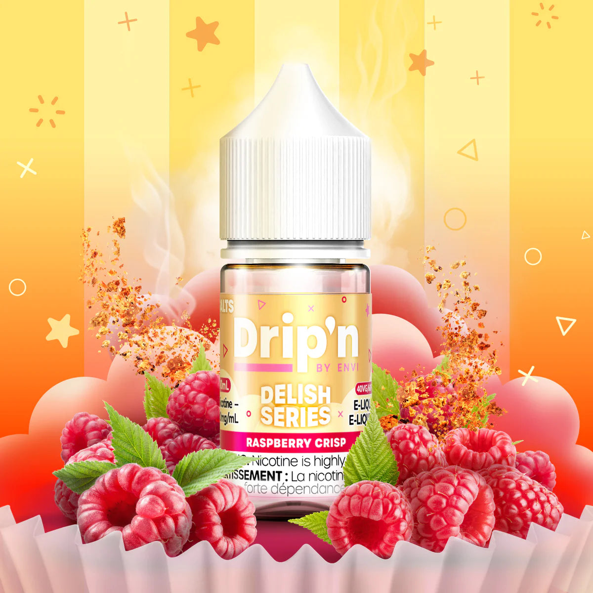 Drip'n Delish, Refresh, Fruity Series, & Frozen Series (by ENVI) Salt Nic