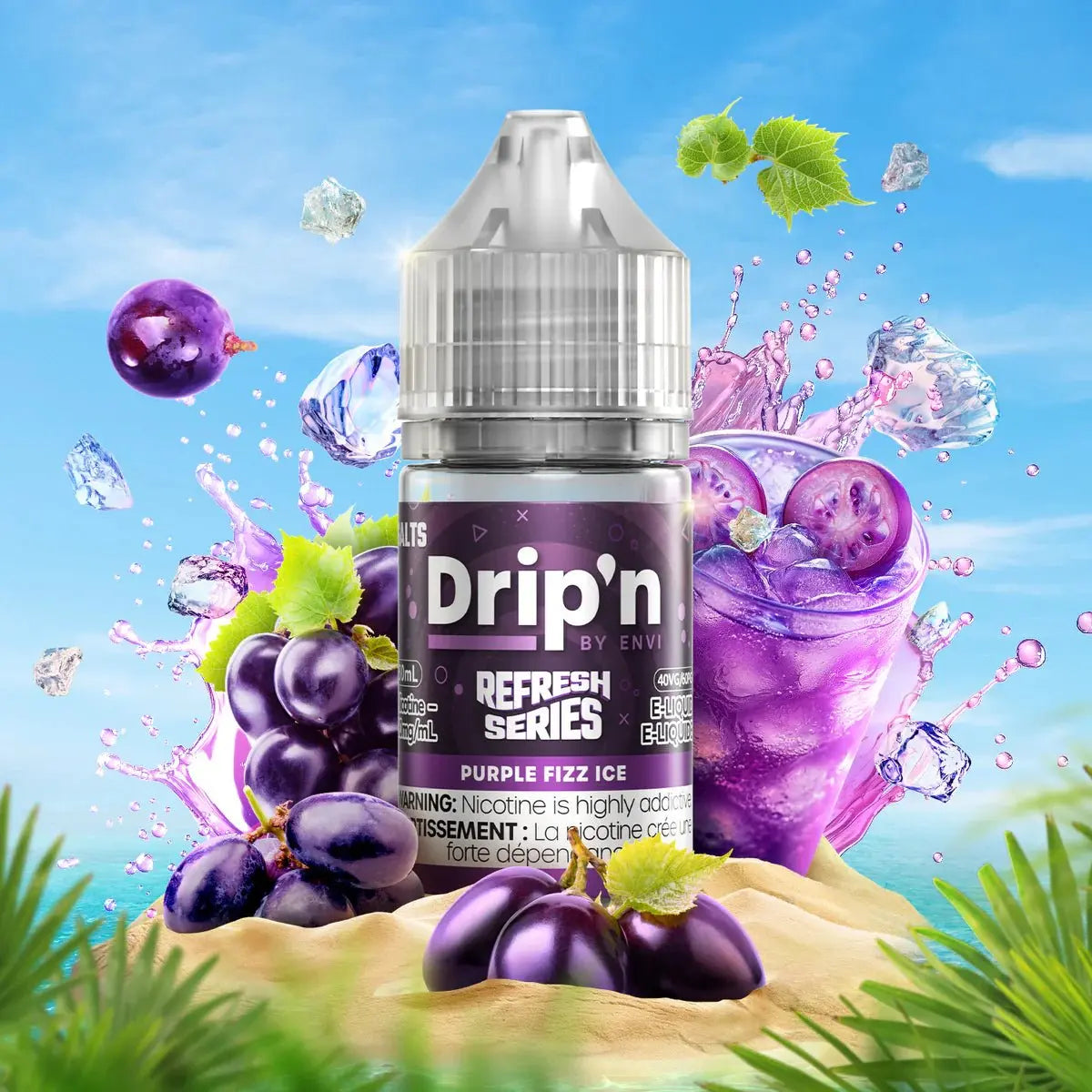 Drip'n Delish, Refresh, Fruity Series, & Frozen Series (by ENVI) Salt Nic