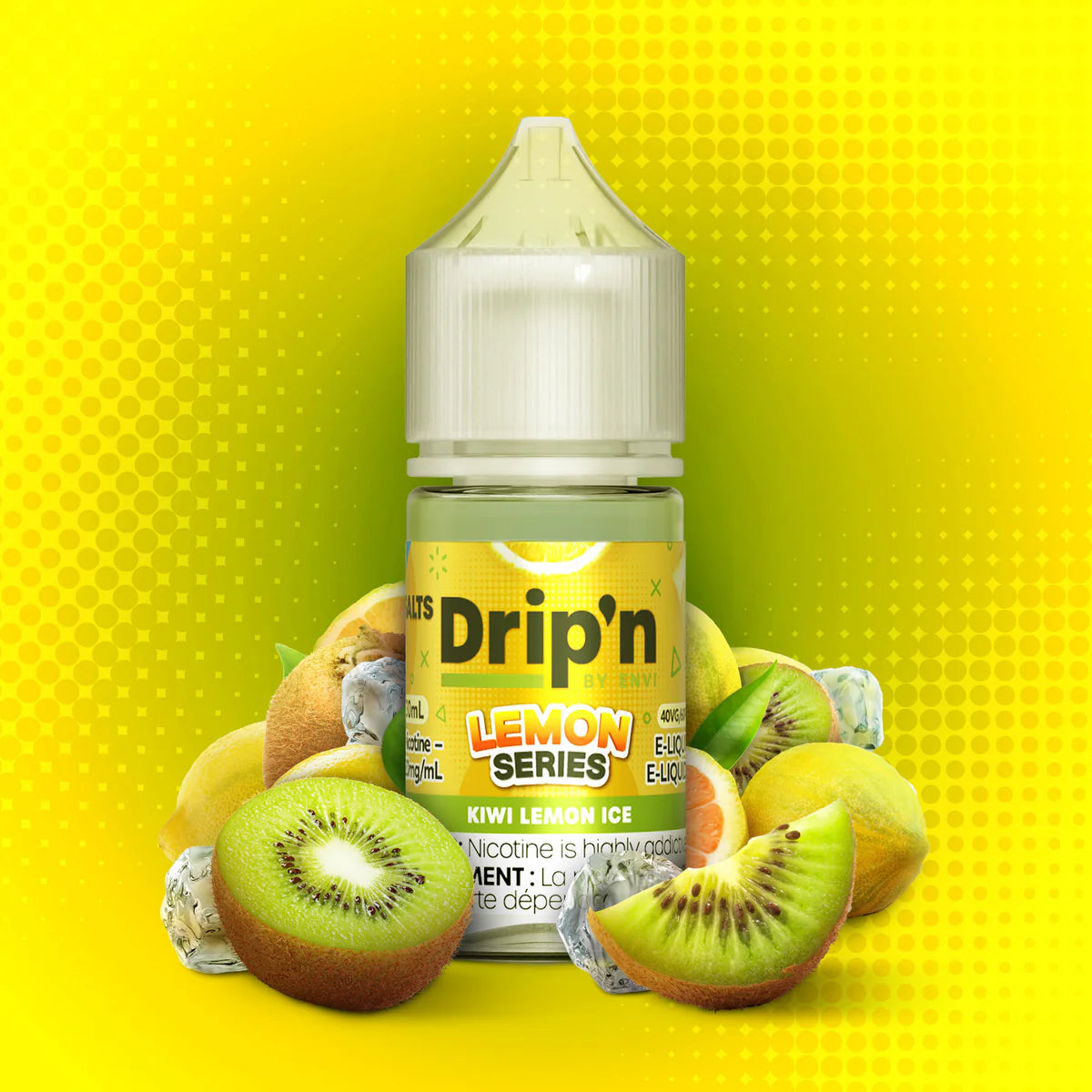 Drip'n Delish, Refresh, Lemon, Fruity Series, & Frozen Series (by ENVI) Salt Nic
