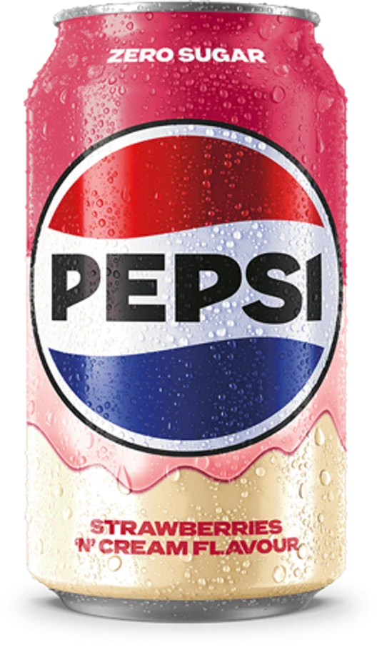 Strawberry & Cream Flavour (Pepsi) Zero sugar