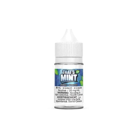 That's Mint Salt Nic