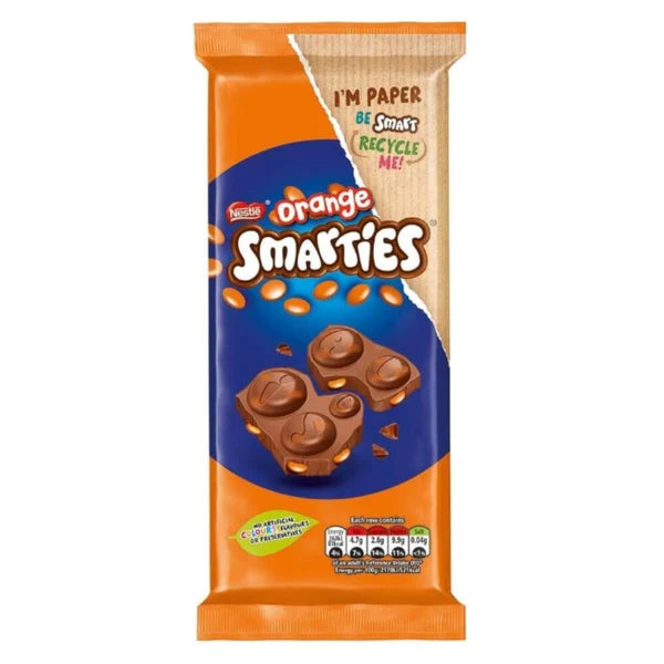 Smarties Orange Chocolate bar